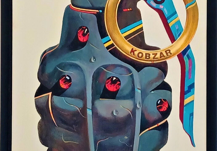 Kobzar Grenade by Ukrainian Artist Anton Sky, Kobzar was an itinerant Ukrainian bard.